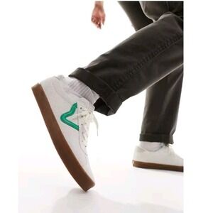 Vans Men's Sport Low sneakers in cream with green detail in gum‎ Size 8.5